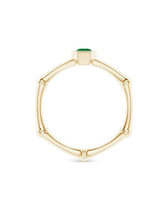 商品Natori|Natori 14K Yellow Gold Emerald Bamboo Ring,价格¥4635,第3张图片详细描述