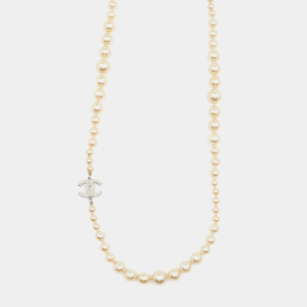 商品[二手商品] Chanel|Chanel CC Faux Pearl Long Necklace,价格¥6715,第2张图片详细描述