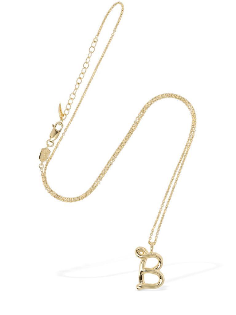 商品Missoma|Curvy Molten "b" Pendant Necklace,价格¥810,第5张图片详细描述