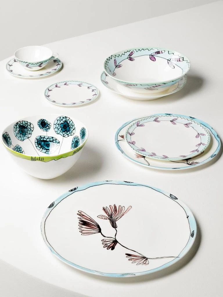 商品MARNI BY SERAX|Camelia Aubergine Dessert Plate Set,价格¥788,第1张图片