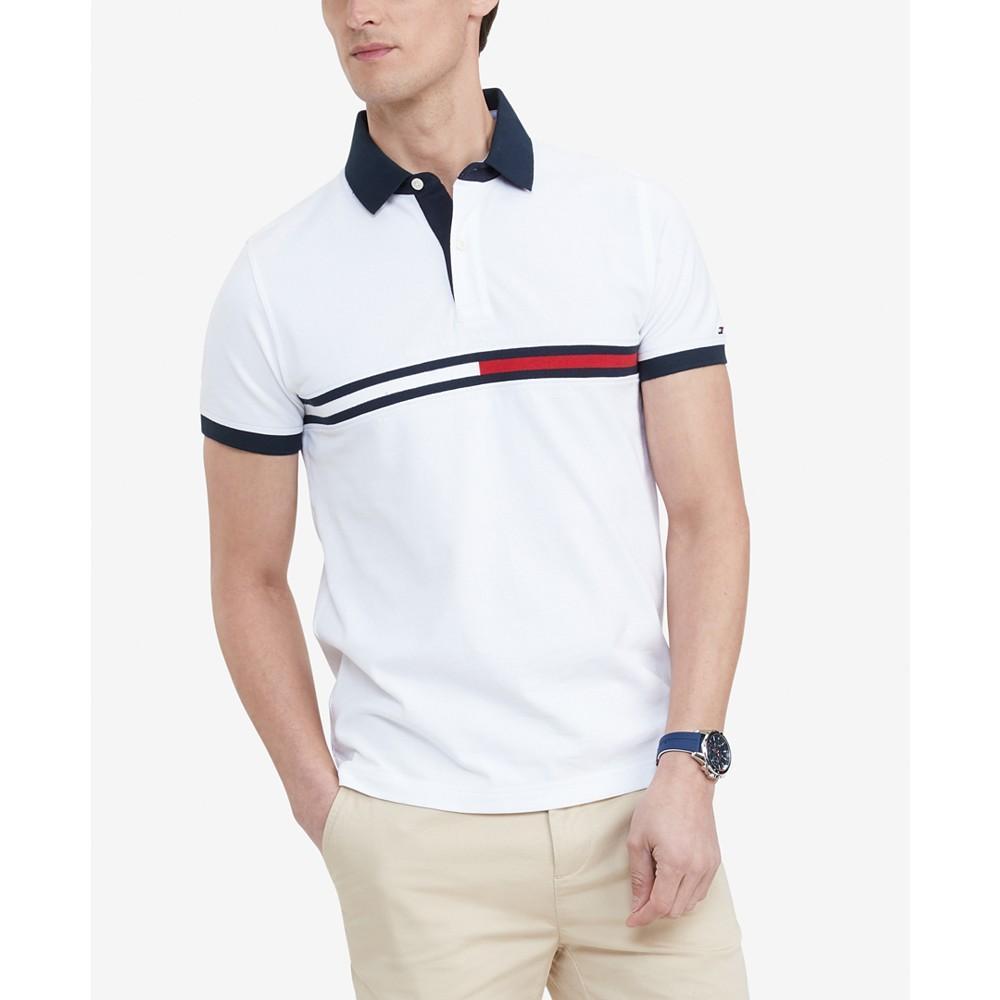 商品Tommy Hilfiger|Men's Custom-Fit Tanner Logo Polo,价格¥508,第1张图片