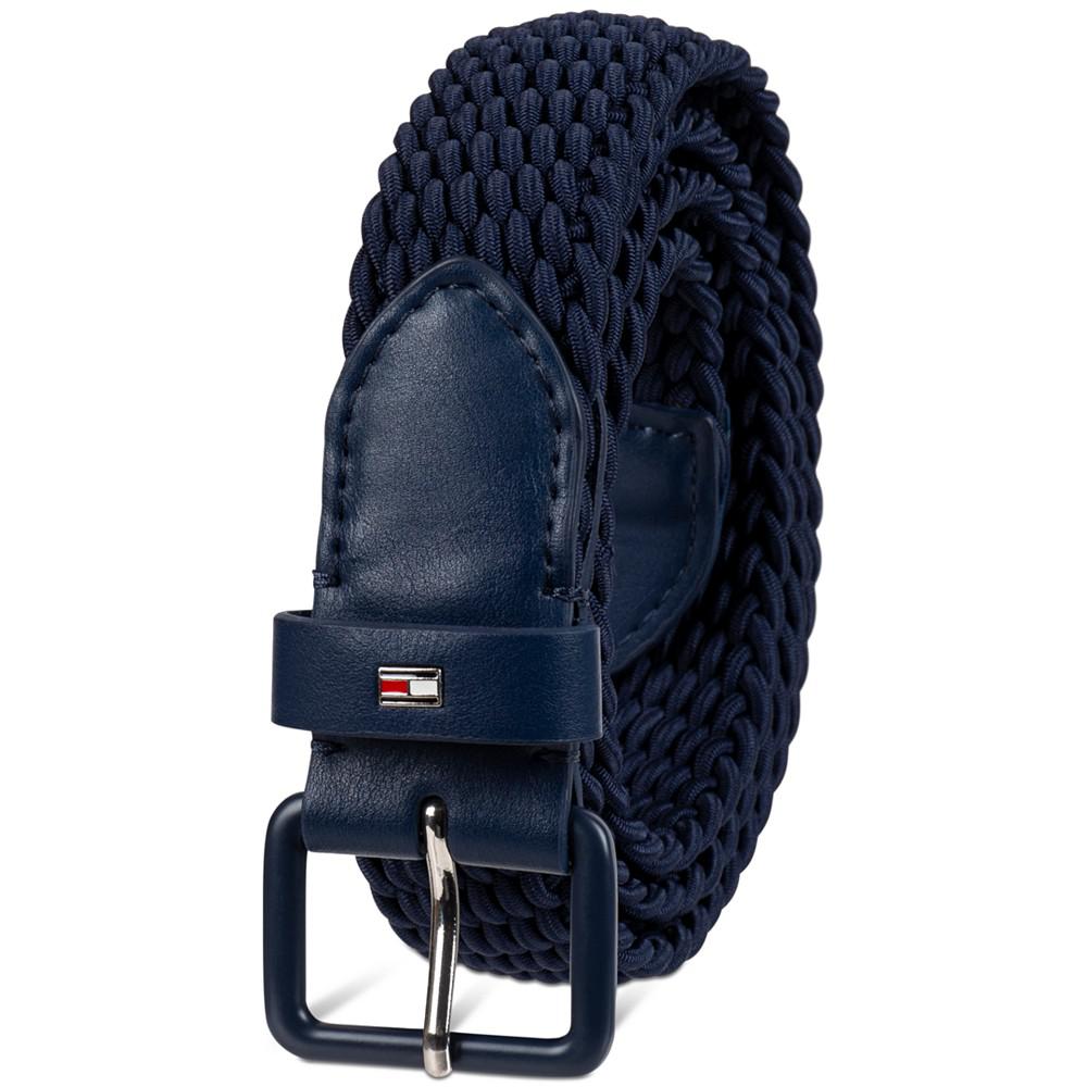Men's Tonal Braided Harness Buckle Belt商品第2张图片规格展示