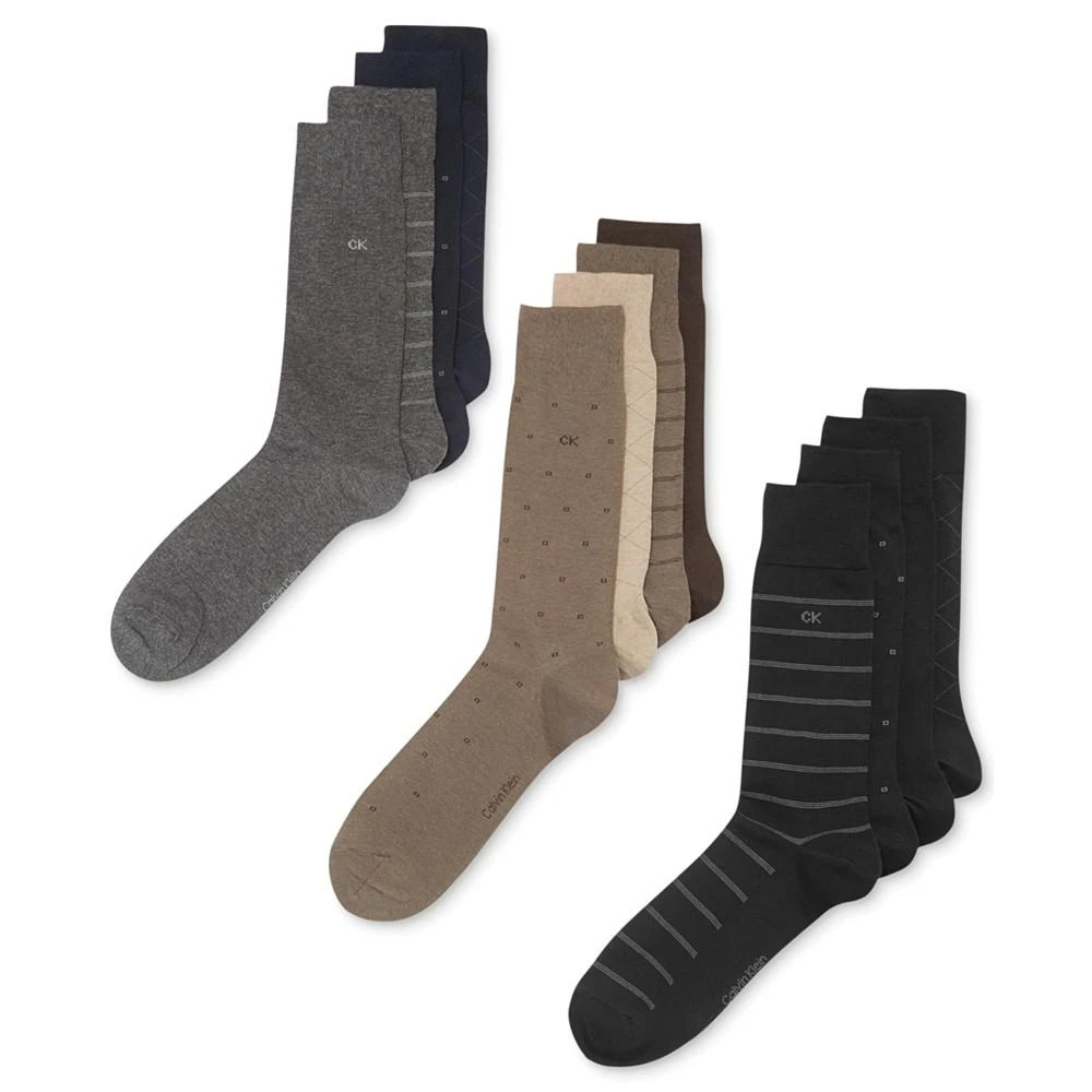 商品Calvin Klein|4-Pack Patterned Dress Socks,价格¥135,第3张图片详细描述