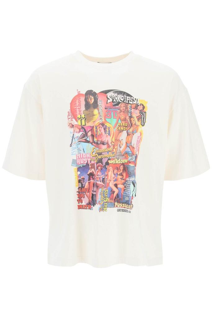 商品We11done|'NEW MOVIE COLLAGE' PRINT OVERSIZED T-SHIRT,价格¥1220,第1张图片