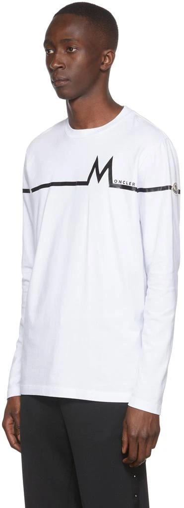 商品Moncler|白色棉质长袖 T 恤,价格¥2878,第4张图片详细描述