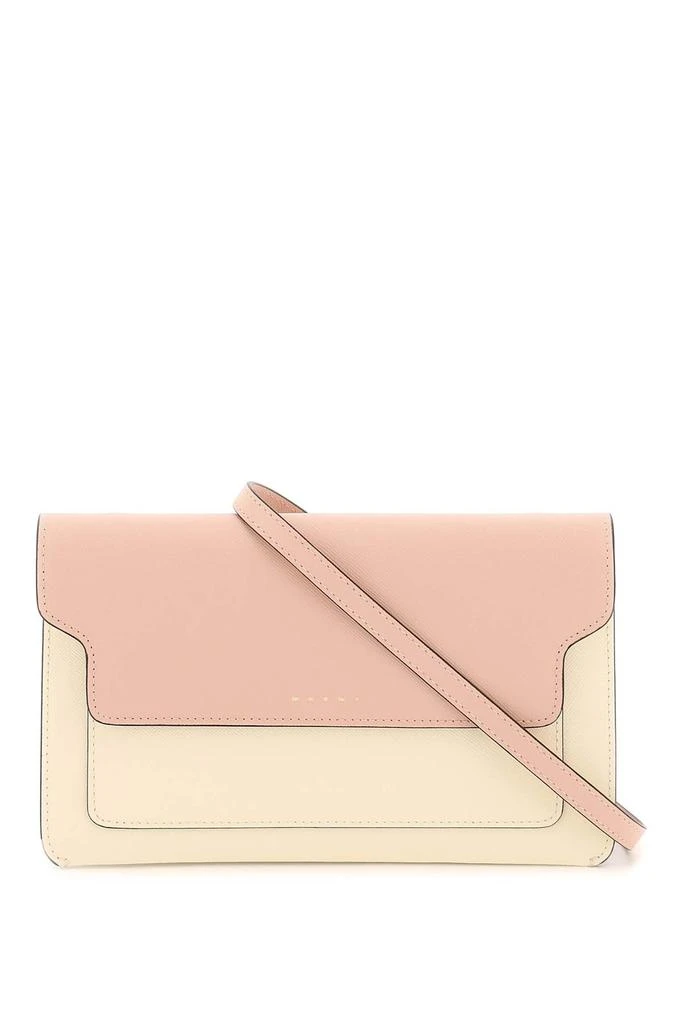 商品Marni|Marni Colour-Blocked Foldover Top Crossbody Bag,价格¥2586,第1张图片