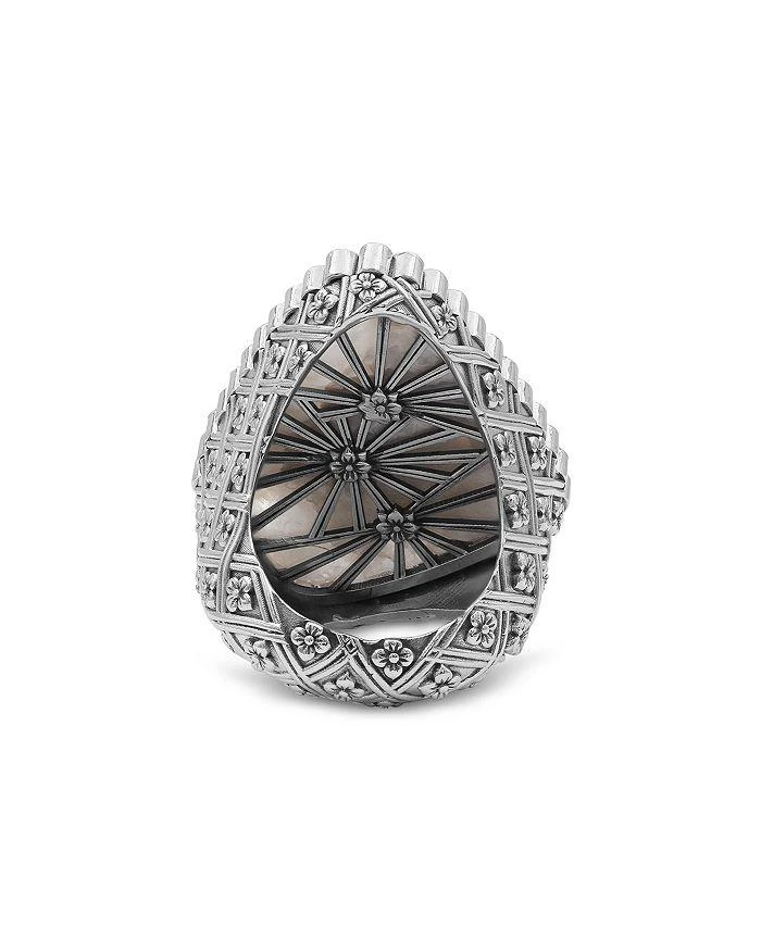 商品Stephen Dweck|18K Yellow Gold & Sterling Silver One of a Kind Platinum Valley Druzy & Champagne Diamond Statement Ring,价格¥32100,第3张图片详细描述