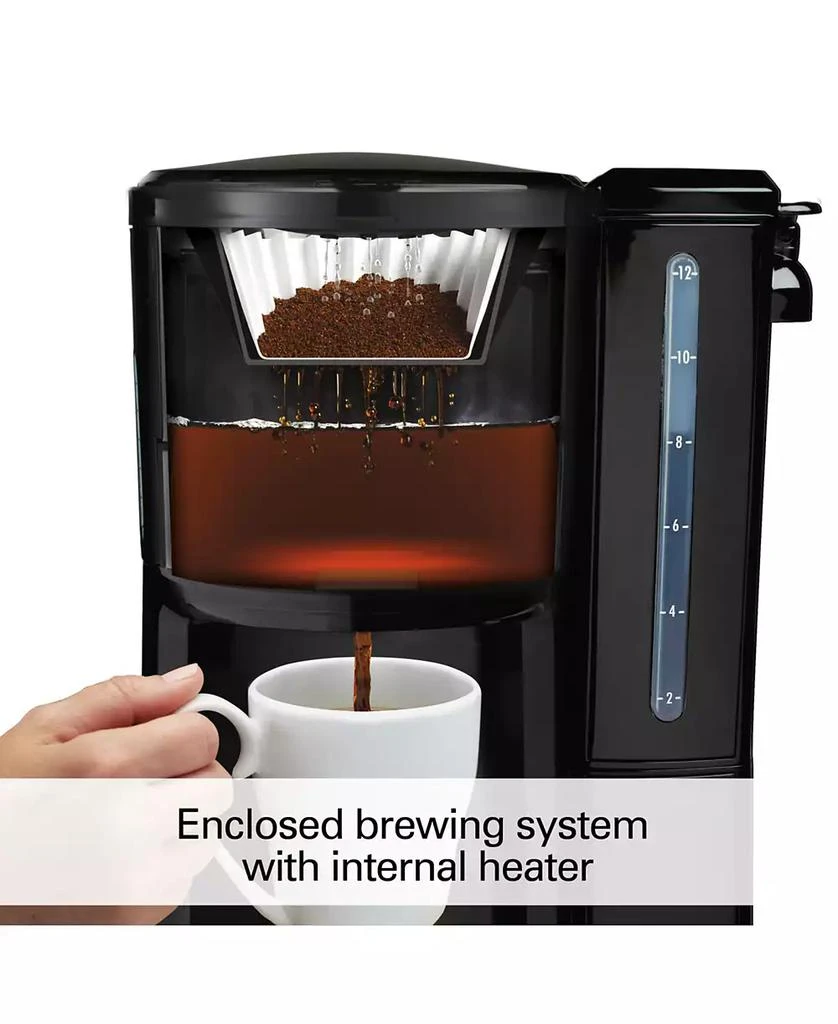 商品Hamilton Beach|BrewStation 12-Cup Dispensing Coffeemaker,价格¥373,第3张图片详细描述