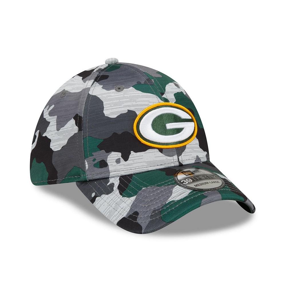Men's Camo Green Bay Packers 2022 NFL Training Camp Official 39THIRTY Flex Hat商品第3张图片规格展示