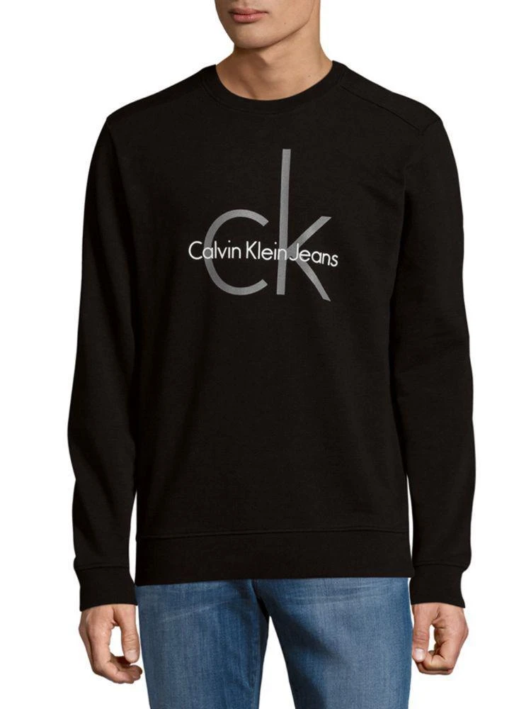 商品Calvin Klein|Cotton Crewneck Sweatshirt,价格¥197,第1张图片