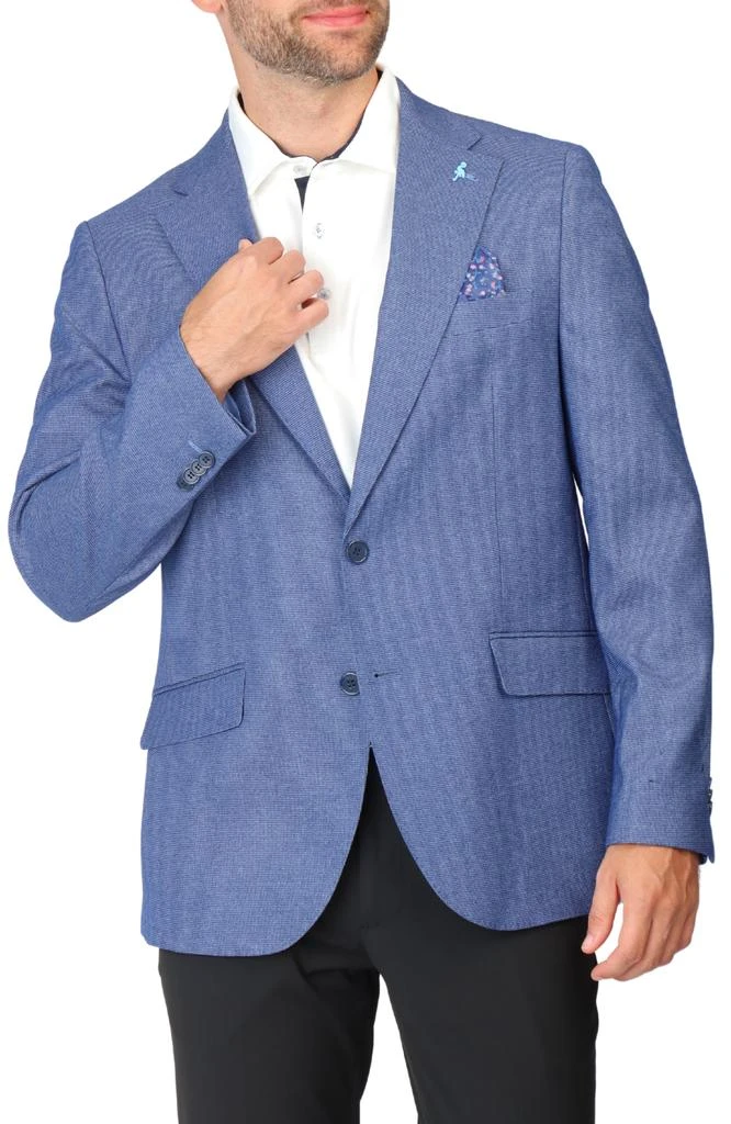 商品TailorByrd|True Blue Tonal Dobby Sport Coat,价格¥1045,第2张图片详细描述