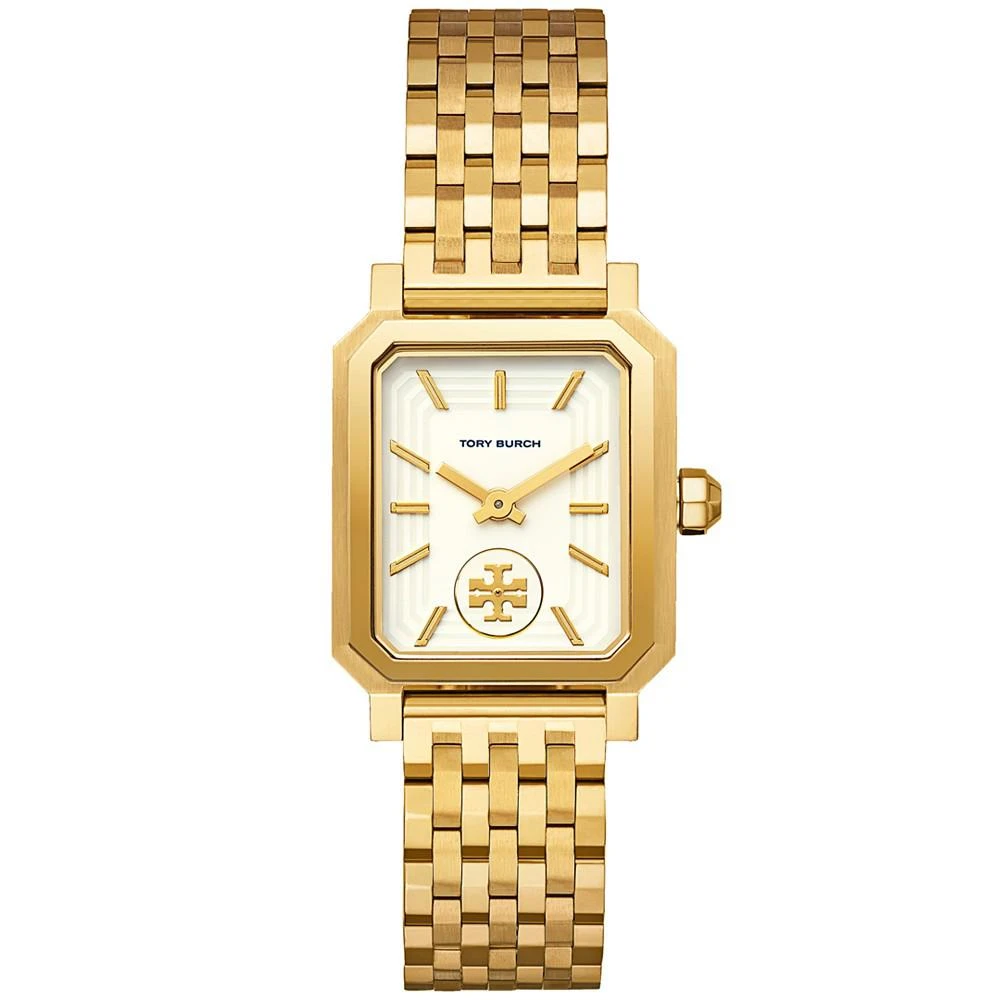 商品Tory Burch|Women's Robinson Gold-Tone Stainless Steel Bracelet Watch 27x29mm,价格¥2212,第1张图片