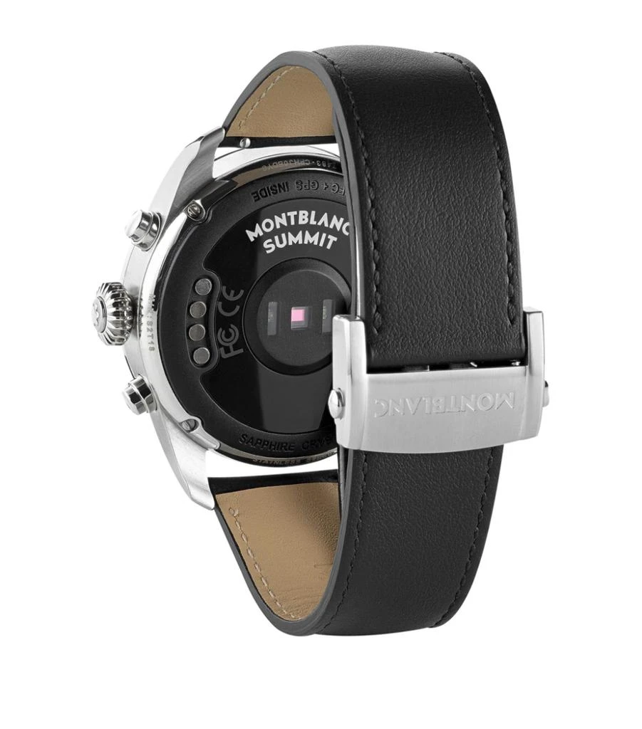 商品MontBlanc|Stainless Steel Summit 2 Smartwatch 42mm,价格¥7407,第3张图片详细描述