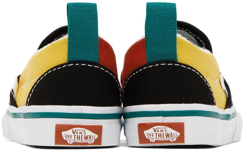 商品Vans|Baby Black & Red Slip-On V Sneakers,价格¥204,第2张图片详细描述