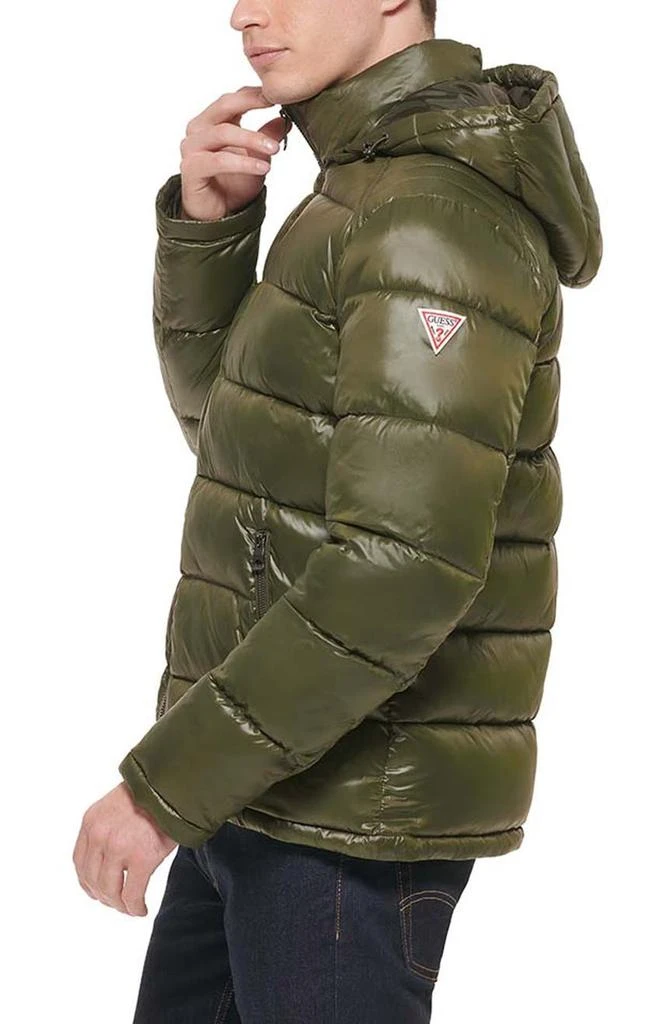 商品GUESS|Hooded Solid Puffer Jacket,价格¥349,第5张图片详细描述