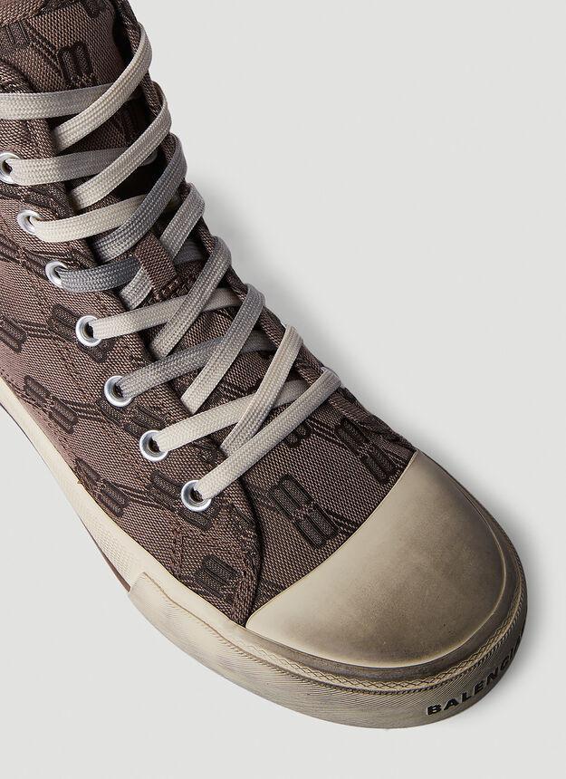 商品Balenciaga|BB Paris Distressed Sneakers in Brown,价格¥2082,第7张图片详细描述