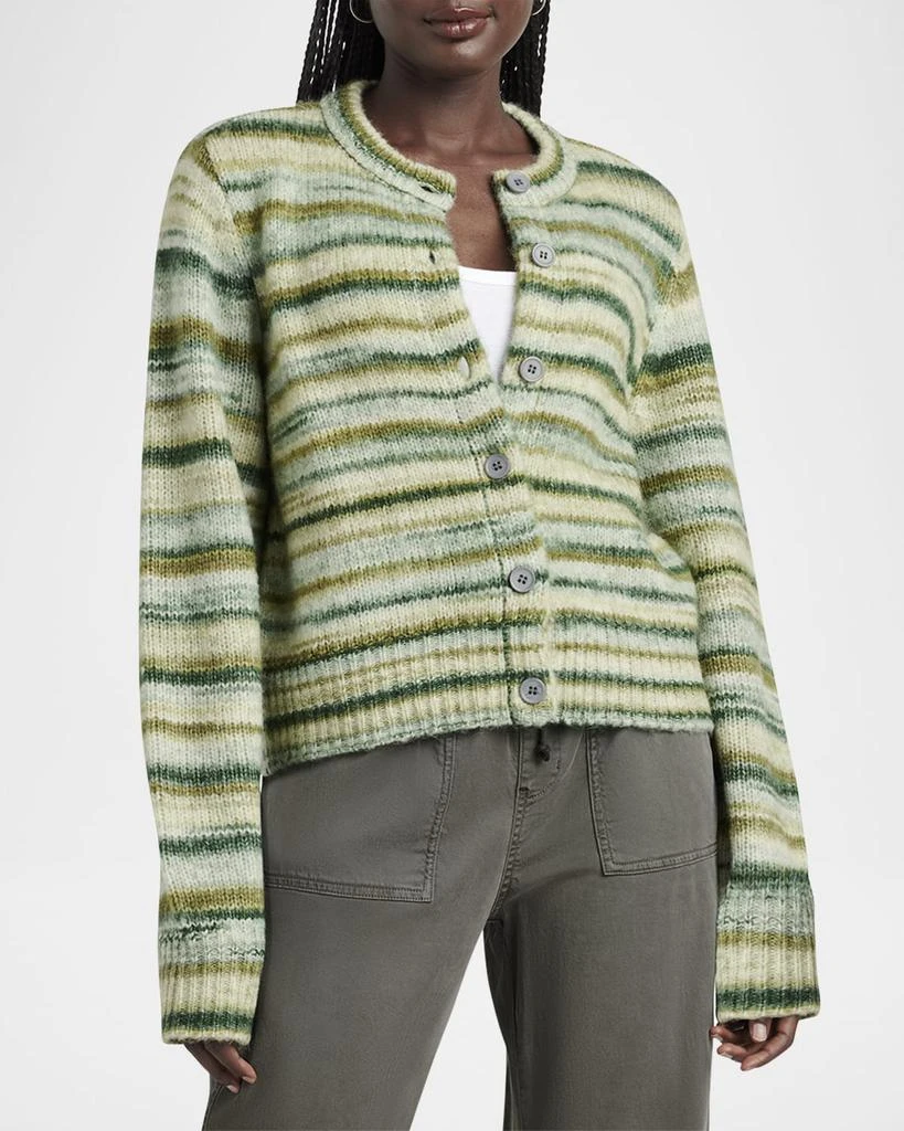 商品Splendid|Daniella Stripe Wool-Blend Cardigan,价格¥1469,第1张图片