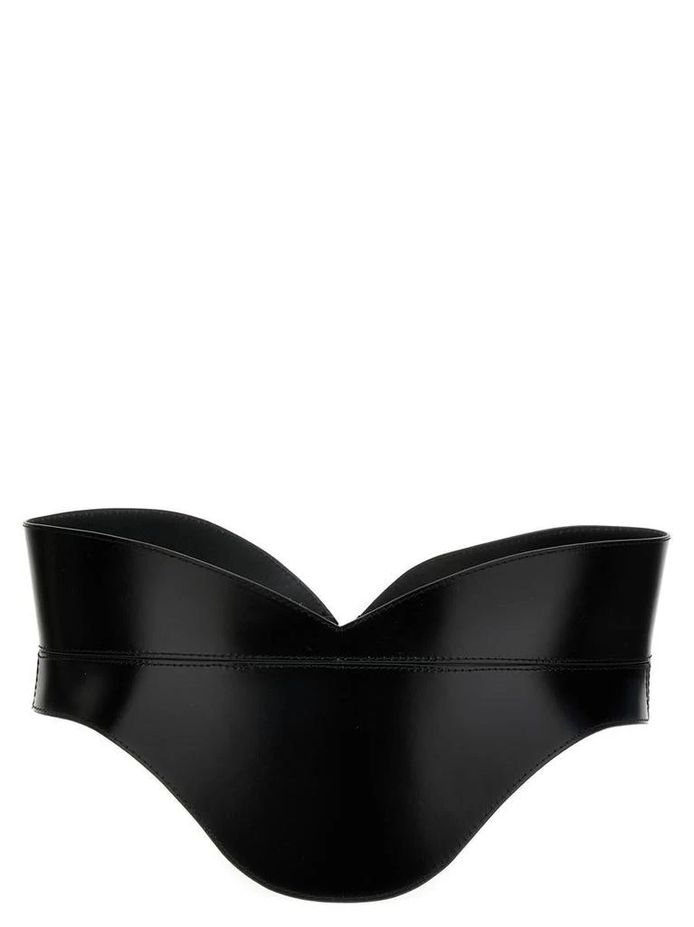 商品Alexander McQueen|Alexander McQueen Corset Belt in Black,价格¥7756,第1张图片