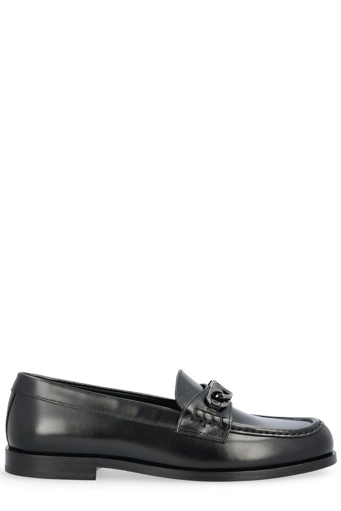 商品Valentino|Valentino VLogo Plaque Slip-On Loafers,价格¥3914,第1张图片