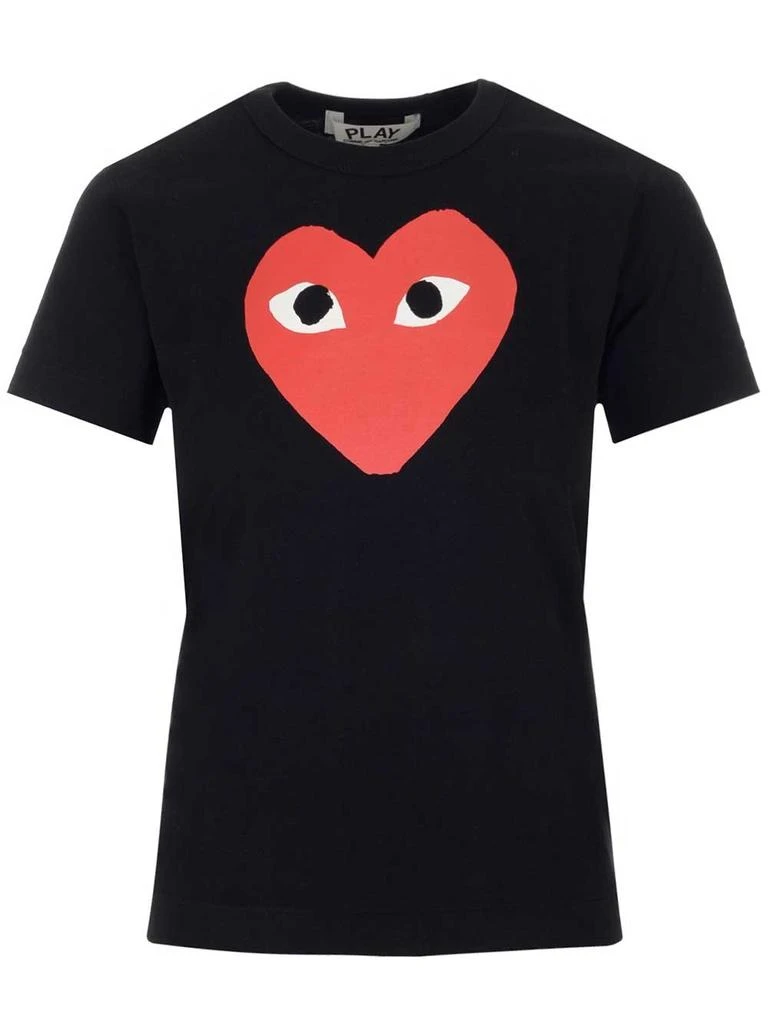 商品Comme des Garcons|Comme des Garçons Play Heart Printed Crewneck T-Shirt,价格¥429,第1张图片