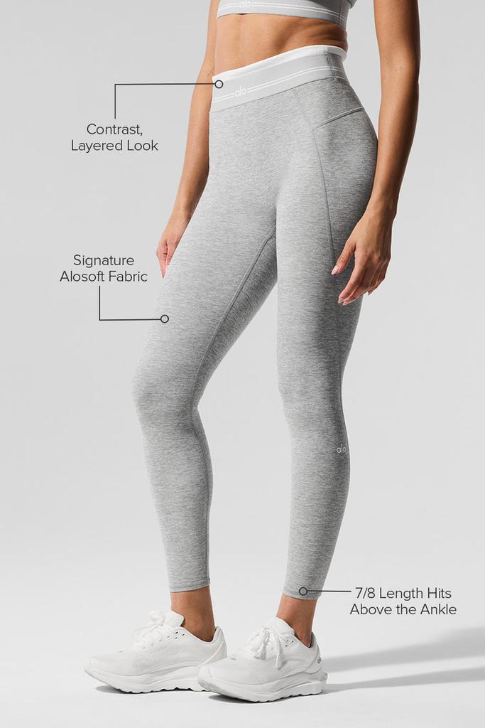 Alo Alosoft High-Waist 7/8 Better Together Legging - Athletic