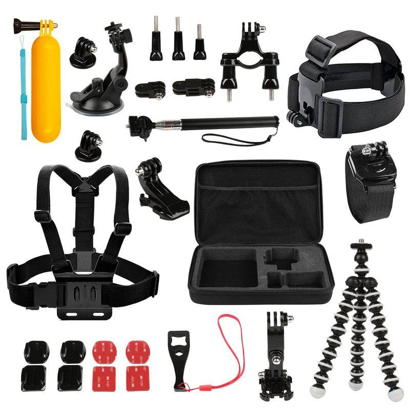 商品Fresh Fab Finds|26-in-1 GoPro Accessory Kit For Hero 5/4/3+/3/2/1 Cameras Outdoor Sports Action Kit,价格¥423,第1张图片