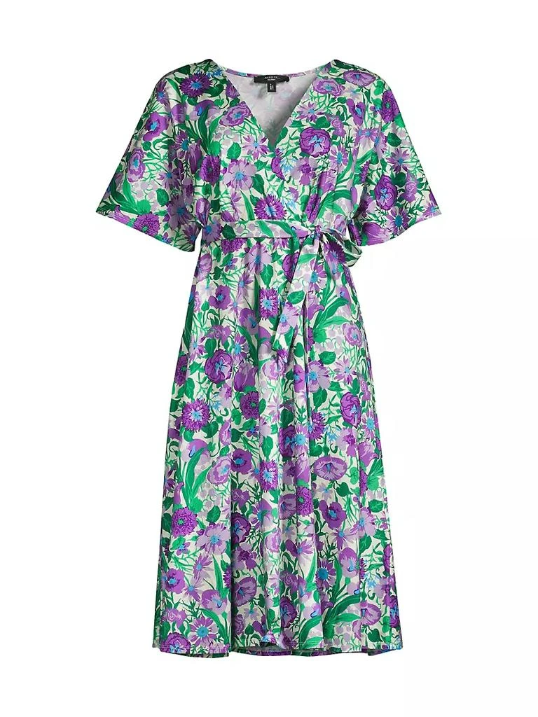 商品Weekend Max Mara|Dizzy Floral Wrap Midi-Dress,价格¥911,第1张图片