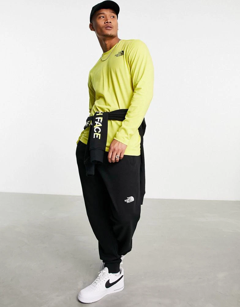 商品The North Face|The North Face Co-ordinates long sleeve t-shirt in yellow,价格¥293,第4张图片详细描述