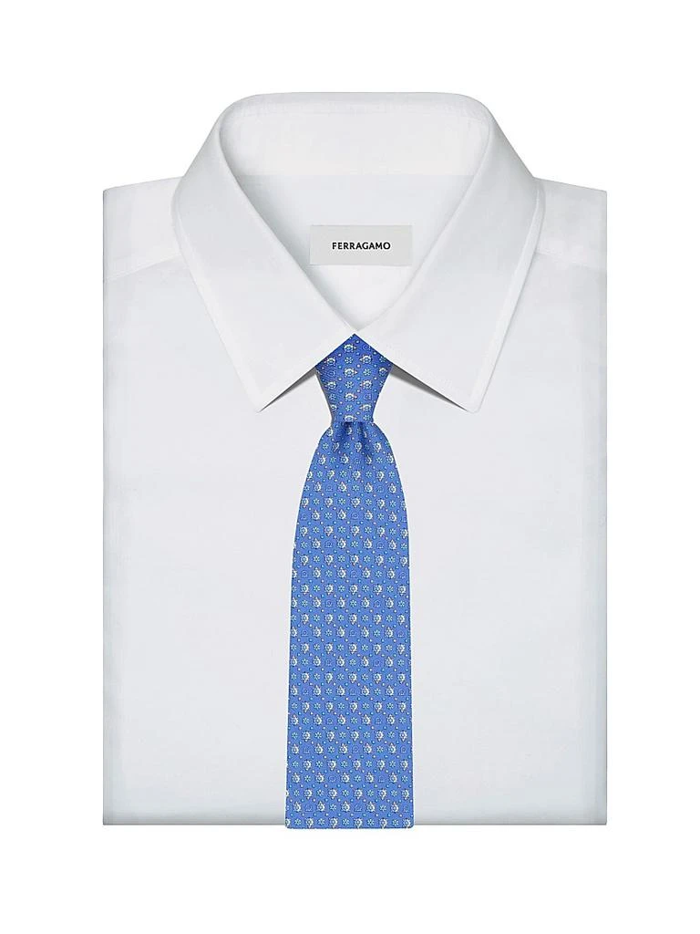 商品Salvatore Ferragamo|Nuga Silk Turtle Tie,价格¥1623,第2张图片详细描述