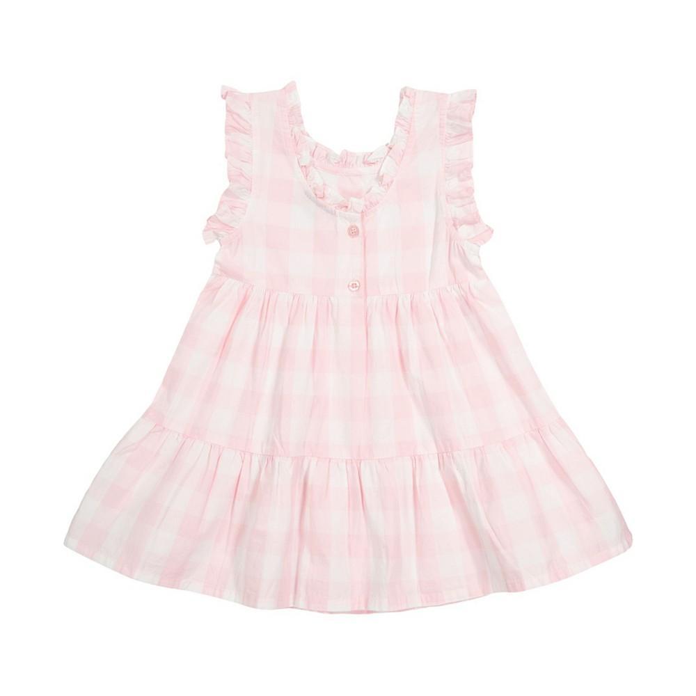 商品Tommy Hilfiger|Baby Girls Ruffle-Trim Gingham Dress,价格¥224,第4张图片详细描述
