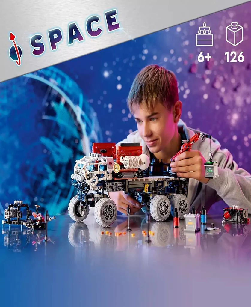 商品LEGO|LEGO Technic Mars Crew Exploration Rover Advanced Building Kit 42180, 1599 Pieces,价格¥898,第2张图片详细描述