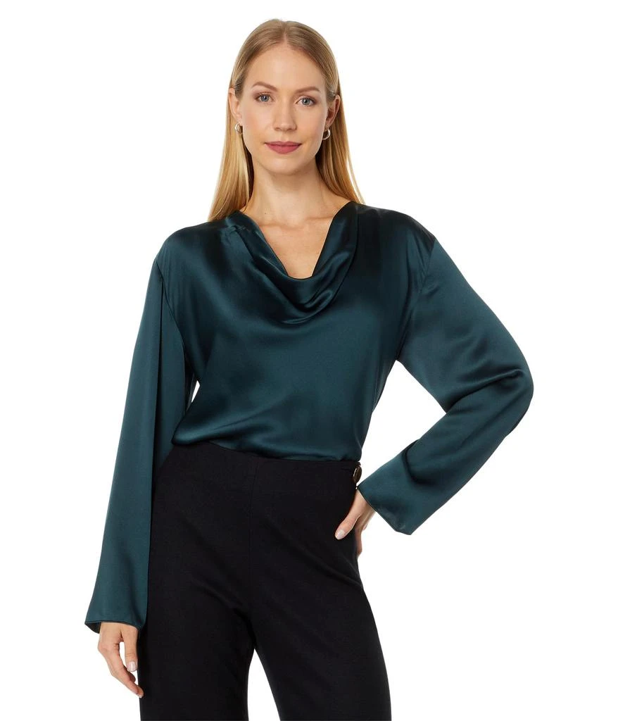 商品Vince|Cowl Neck Long Sleeve Blouse,价格¥2923,第1张图片