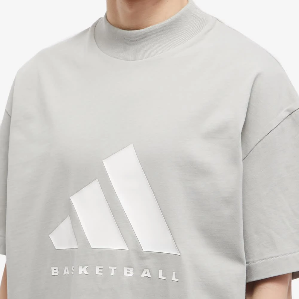 商品Adidas|Adidas Basketball Short Sleeve Logo T-Shirt,价格¥203,第5张图片详细描述
