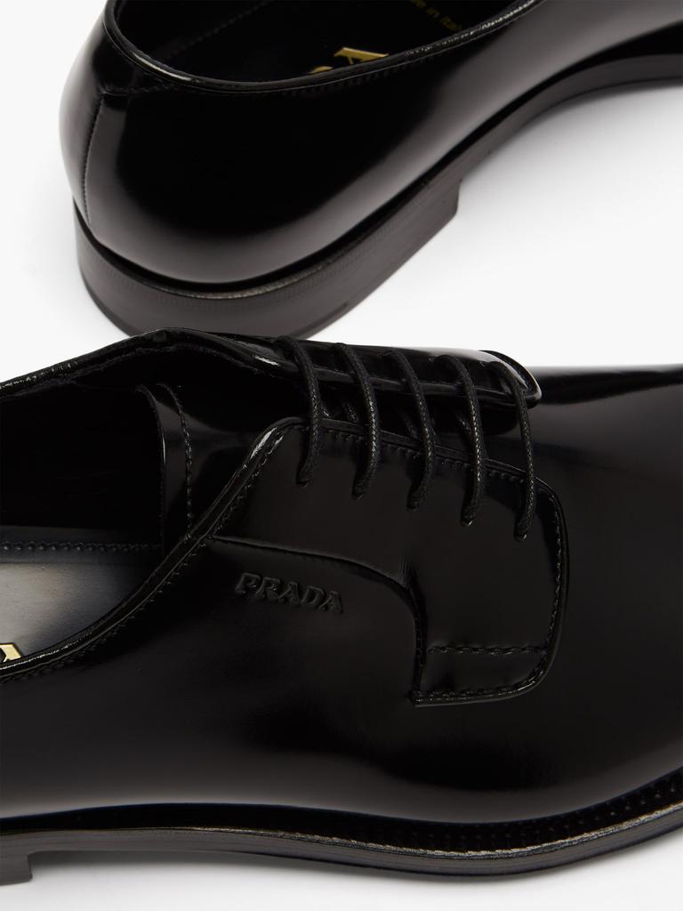 Spazzolato-leather Derby shoes商品第6张图片规格展示