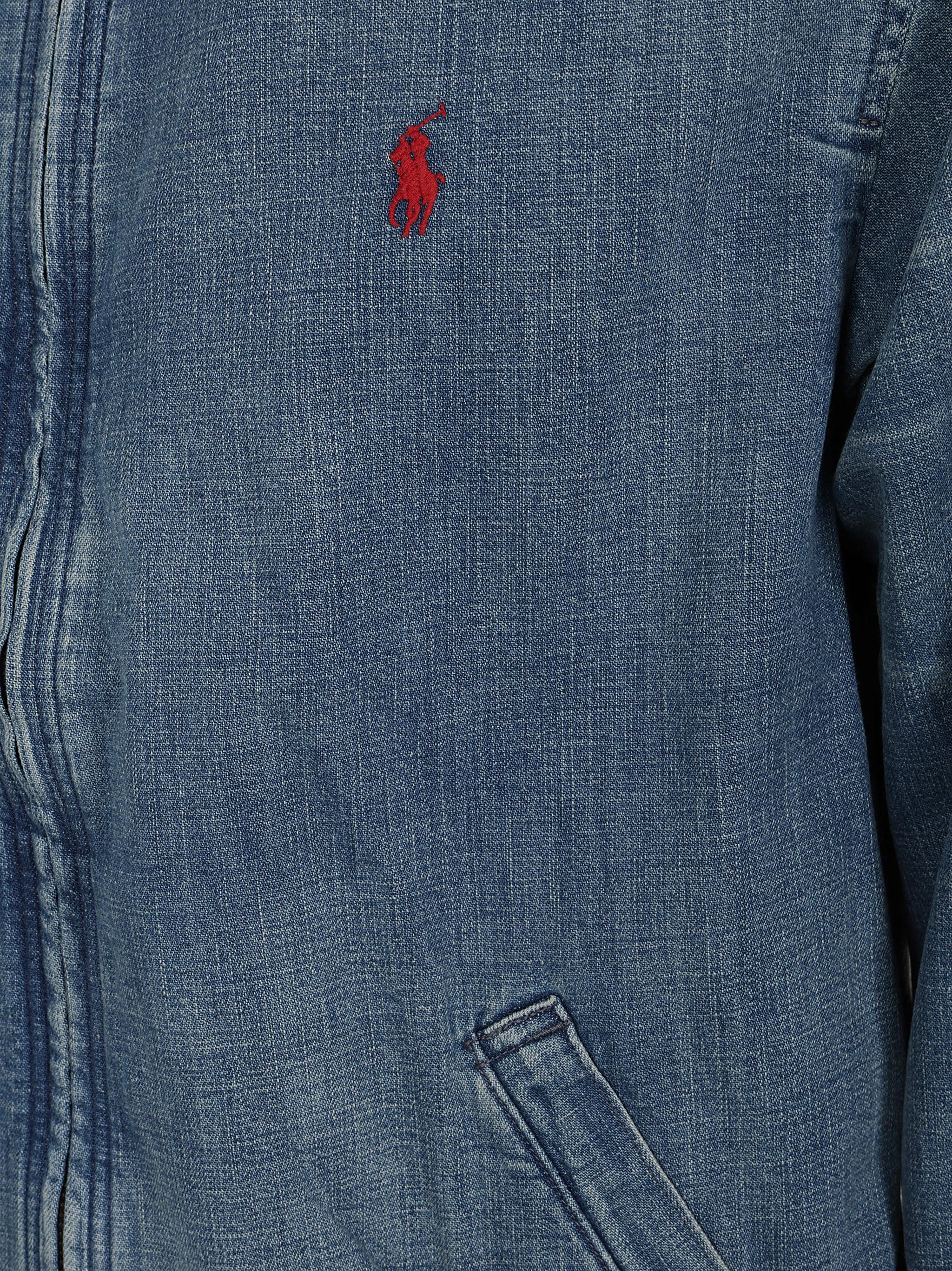 商品【商品预售7天】 Ralph Lauren|Ralph Lauren 男士夹克 710956619001WALLSEND 蓝色,价格¥2137,第4张图片详细描述
