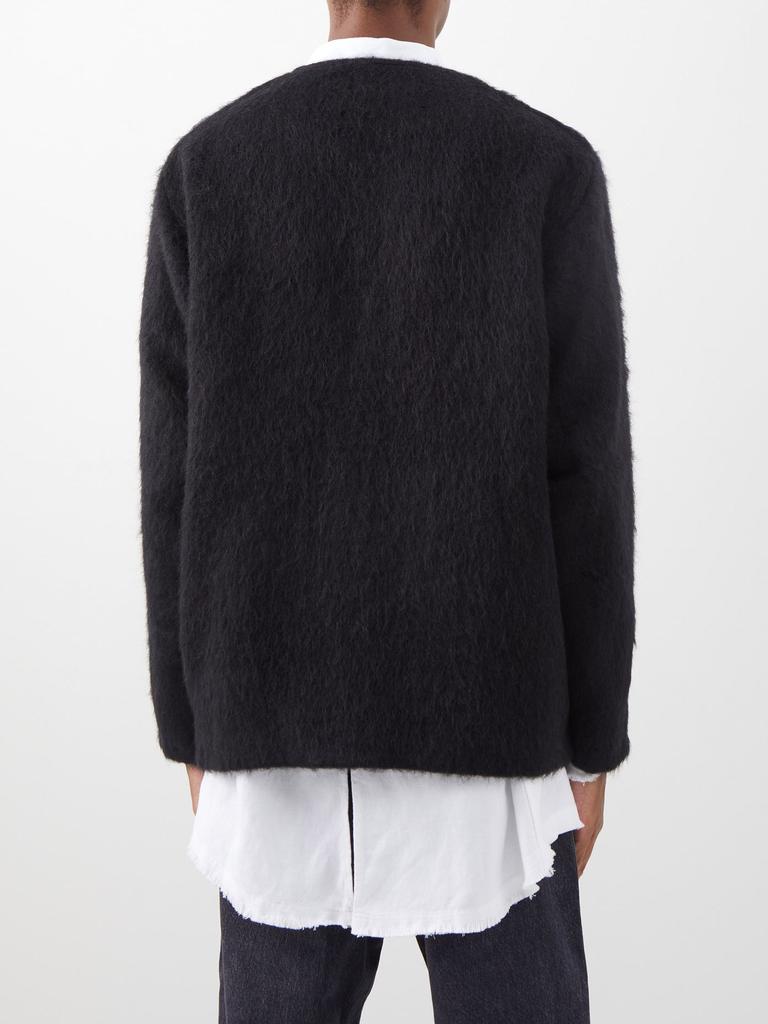 Textured v-neck cardigan商品第5张图片规格展示