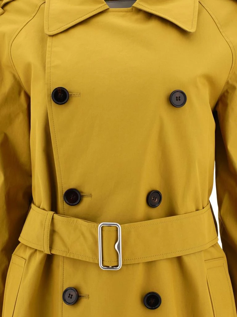 商品Burberry|Long Gabardine Trench Coat Coats Yellow,价格¥6331,第3张图片详细描述