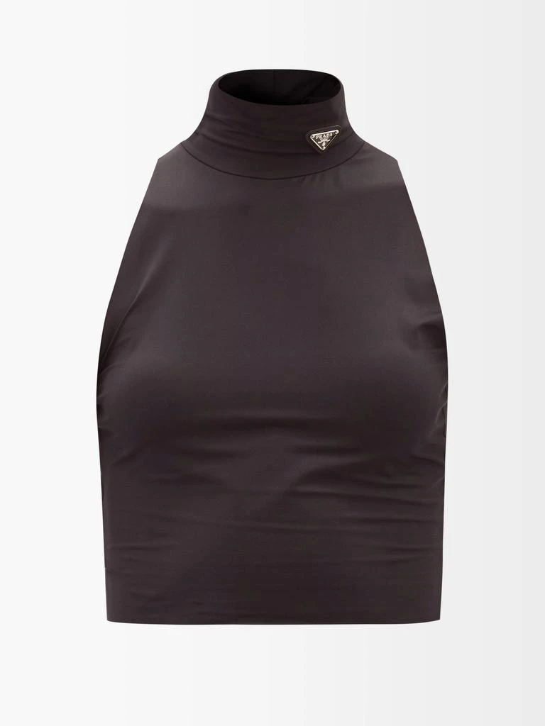 商品Prada|Roll-neck jersey top,价格¥4128,第1张图片