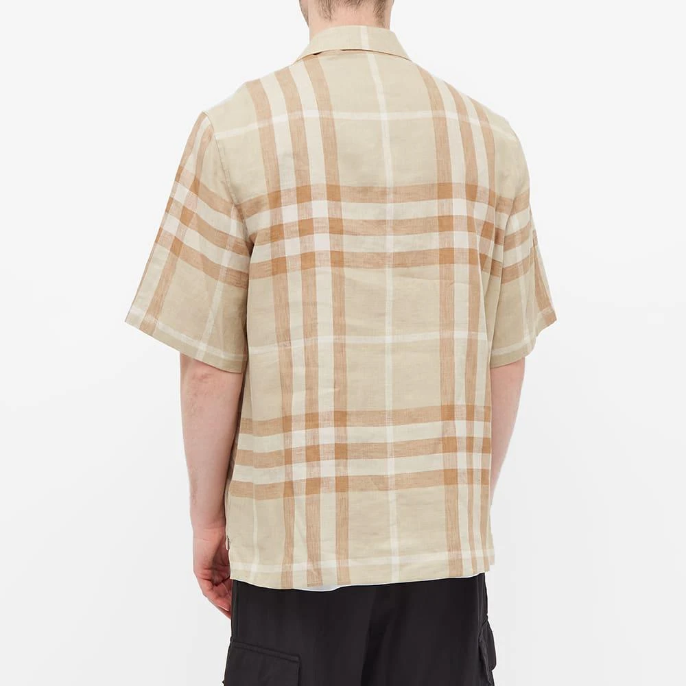 商品Burberry|Burberry Raymond Check Linen Vacation Shirt,价格¥4739,第3张图片详细描述