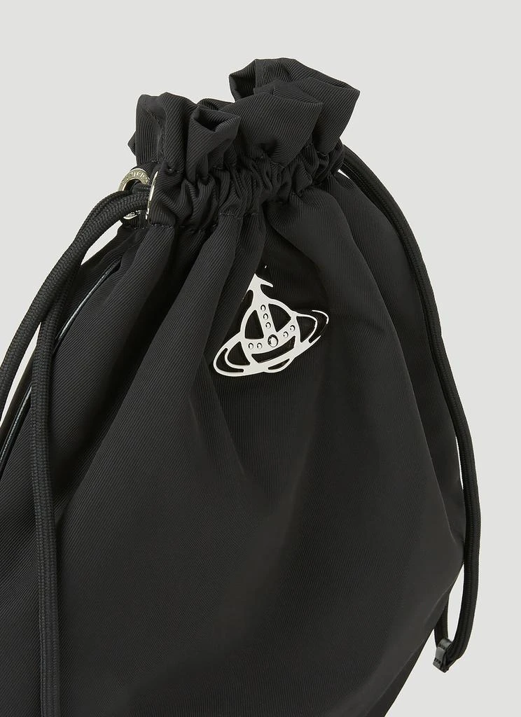 商品Vivienne Westwood|Re Nylon Drawstring Pouch Bag,价格¥2745,第4张图片详细描述