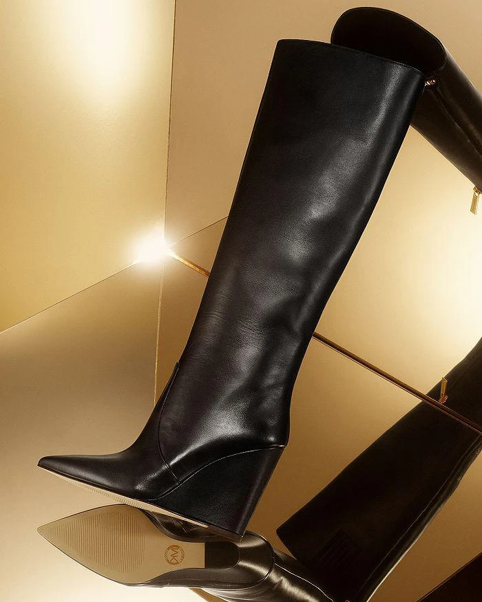 商品Michael Kors|Women's Isra Pointed Toe Wedge Boots,价格¥560,第3张图片详细描述