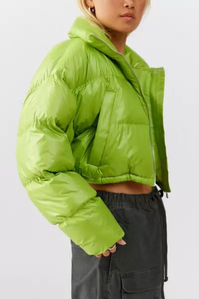 UO Taryn Cropped Puffer Jacket商品第4张图片规格展示