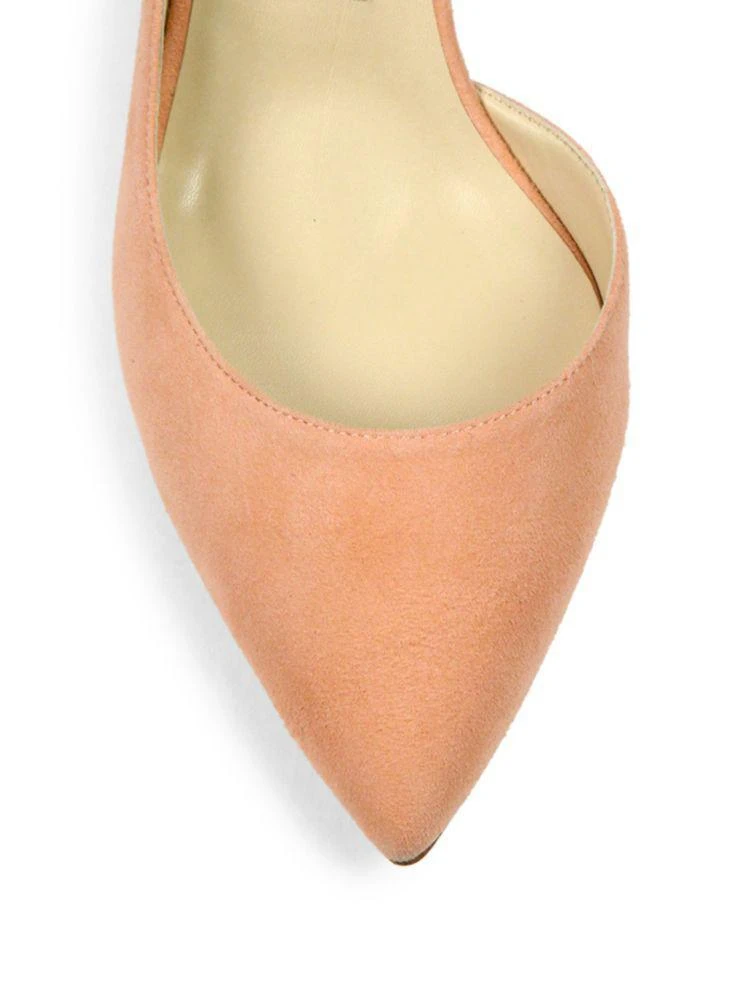 商品Jimmy Choo|Lucy 65 Suede d'Orsay Ankle-Strap Pumps,价格¥3279,第3张图片详细描述