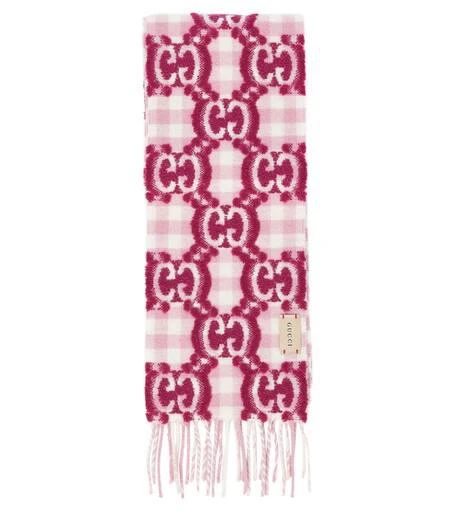 商品Gucci|GG wool-blend scarf,价格¥2478,第3张图片详细描述