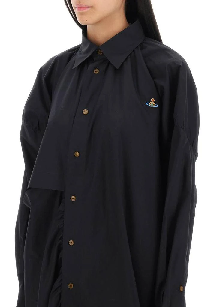 商品Vivienne Westwood|Vivienne westwood gibbon asymmetric shirt dress with cut-outs,价格¥2807,第4张图片详细描述