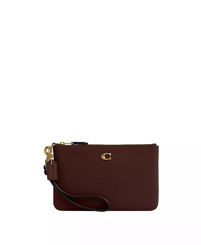Carteira de pulso pequena COACH Polished Pebble image 2