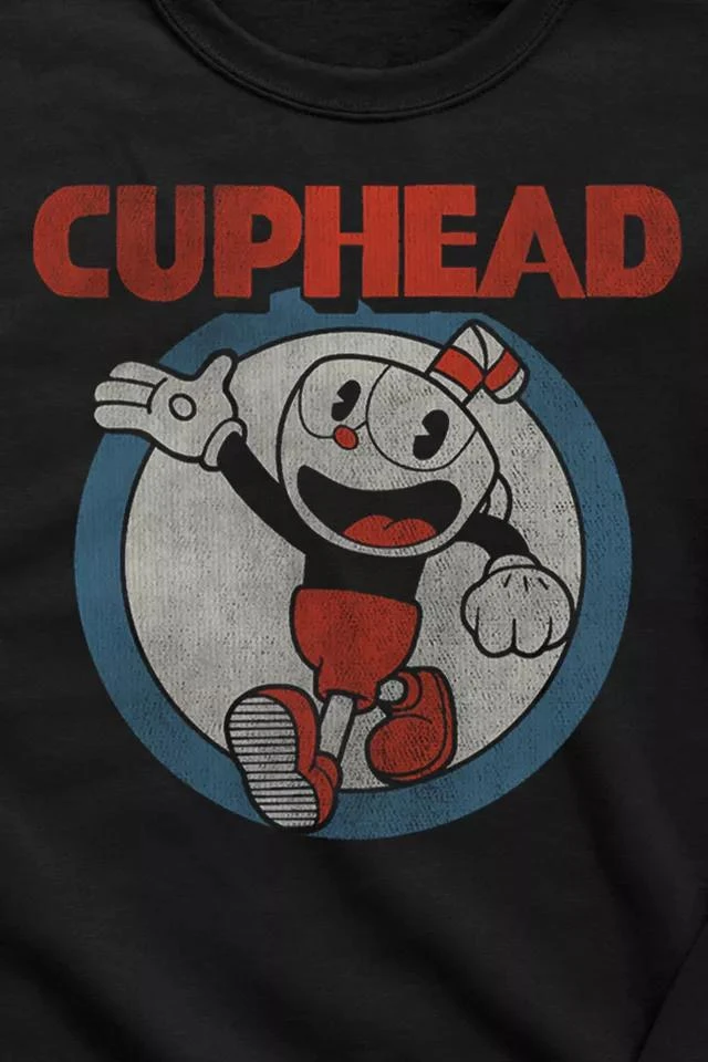 商品Urban Outfitters|Cuphead Waving Crew Neck Sweatshirt,价格¥447,第2张图片详细描述