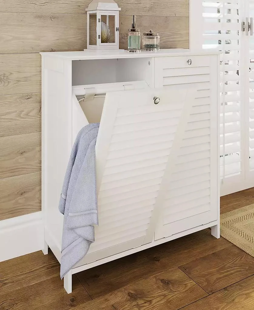 商品RiverRidge Home|Ellsworth Double Tilt-Out Laundry Hamper,价格¥4370,第2张图片详细描述