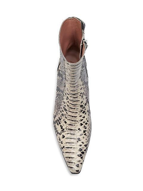 商品Acne Studios|Bestern Snake-Embossed Leather Ankle Boots,价格¥5723,第7张图片详细描述