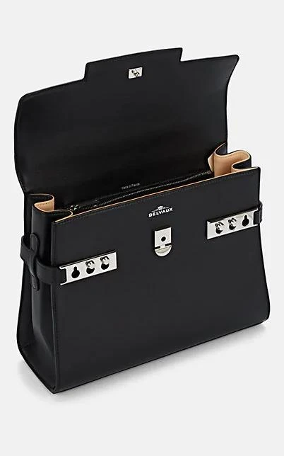商品Delvaux|Tempête MM Leather Satchel,价格¥26733,第5张图片详细描述